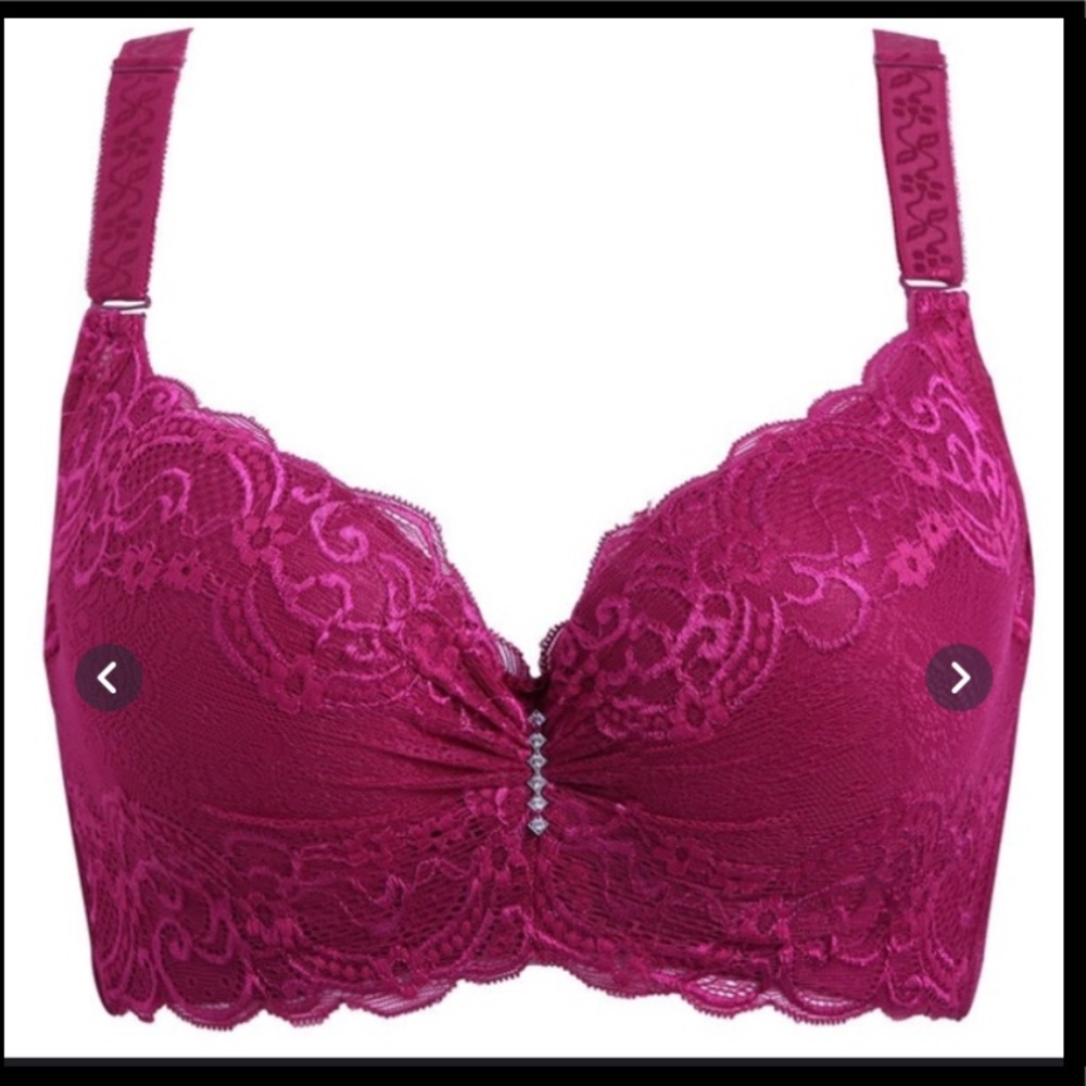 Lace push up bra